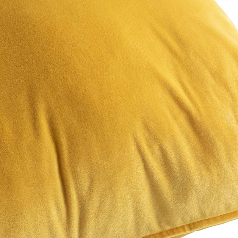 Funda De Cojín Velvet Mostaza UNITALLA