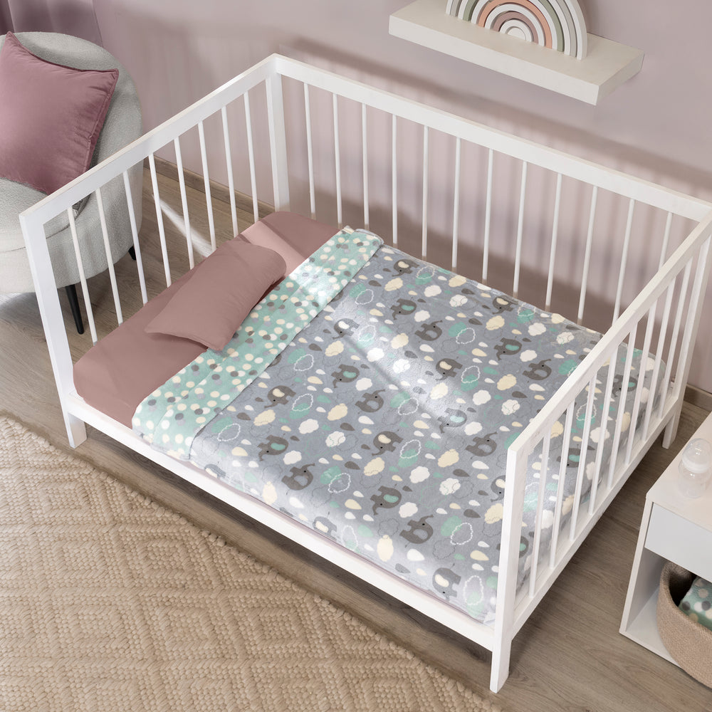 Cobertor Baby Nórdico Elefantitos CUNA