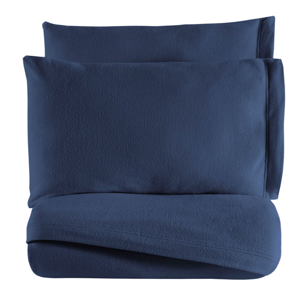 Sábanas Polar Azul KING SIZE