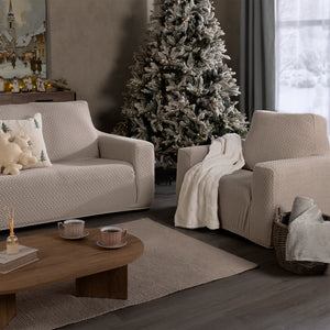 Funda De Sillón Niza Greige IND