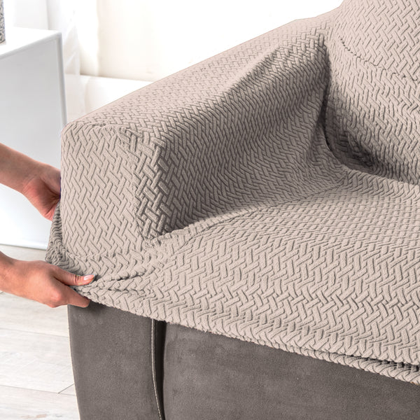 Funda De Sillón Niza Greige IND