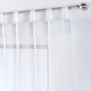 Cortinas Translúcidas Tergal Blanco LARGA