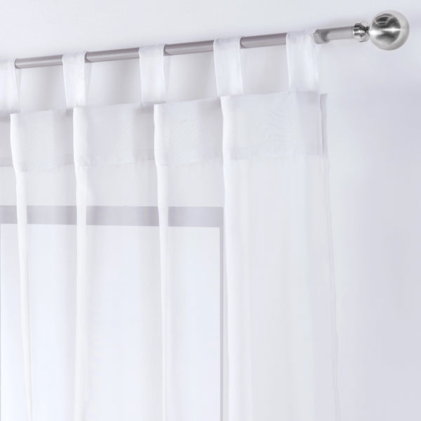 Cortinas Translúcidas Tergal Blanco LARGA