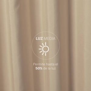 Cortinas Viasoft Almond