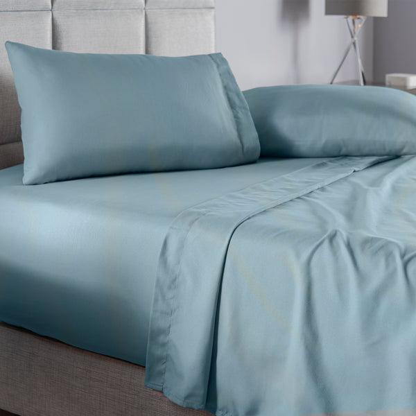 Sábanas Viasoft Celeste KS