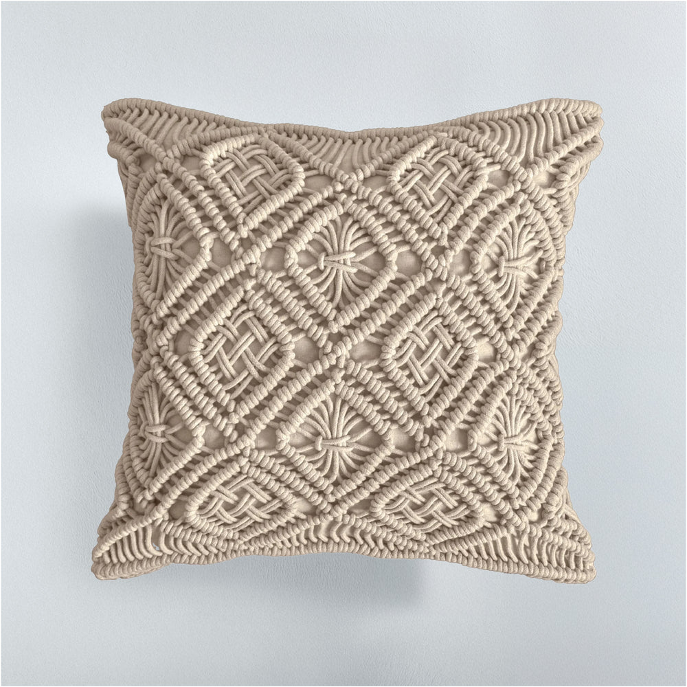 Funda De Cojín Mumbai Macrame CUADRADO