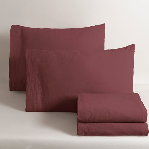 Sábanas Viasoft Washed Blush KS