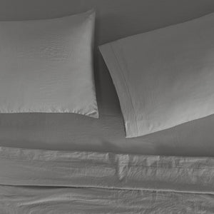 Sábanas Viasoft Washed Gris KS