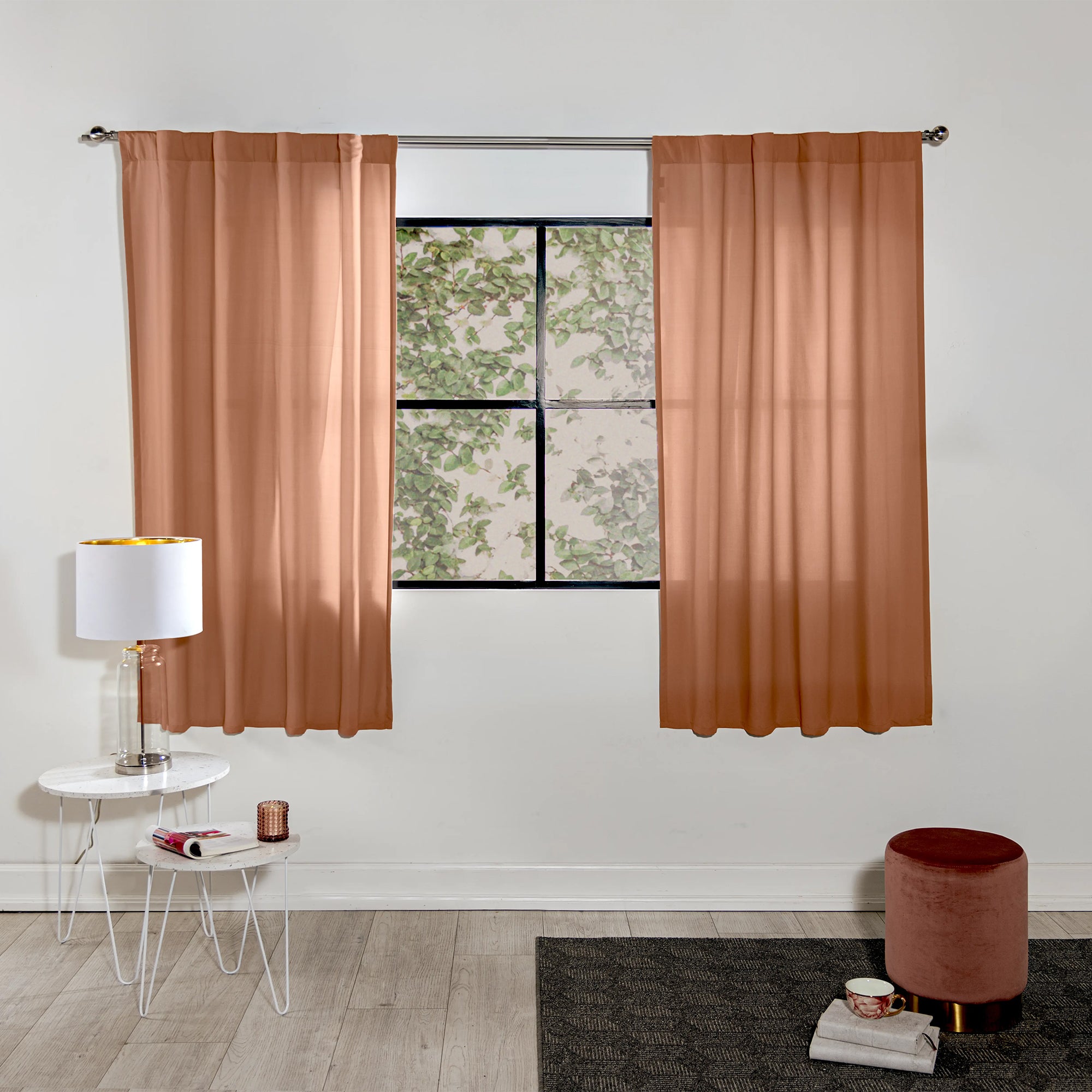 Cortinas Viasoft Terracota CORTA