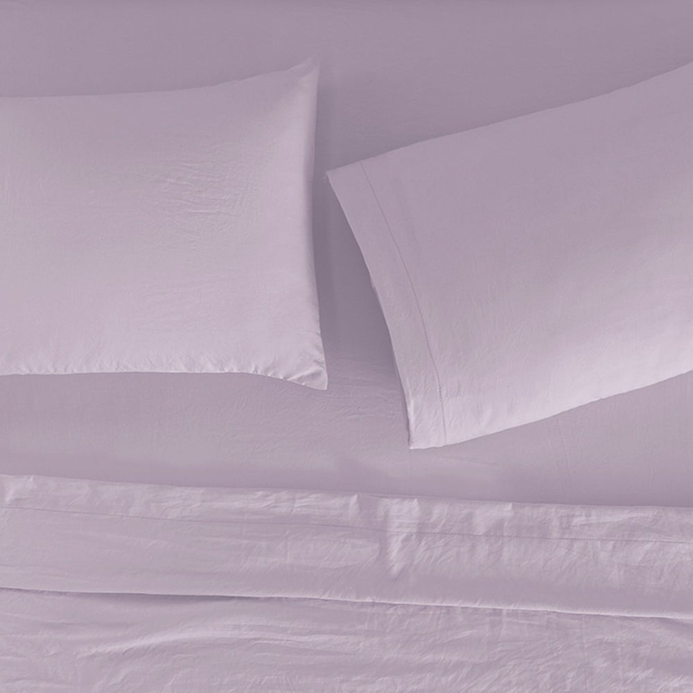 Sábanas Viasoft Washed Lavanda KS