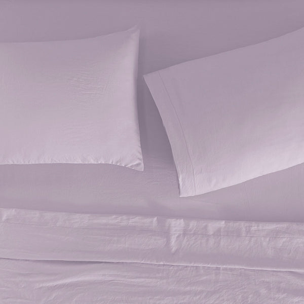 Sábanas Viasoft Washed Lavanda KS