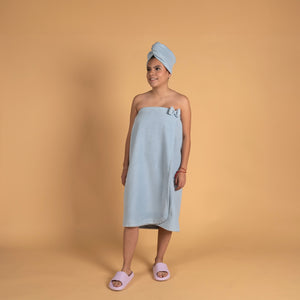 Salida De Baño Tulum Azul UNITALLA