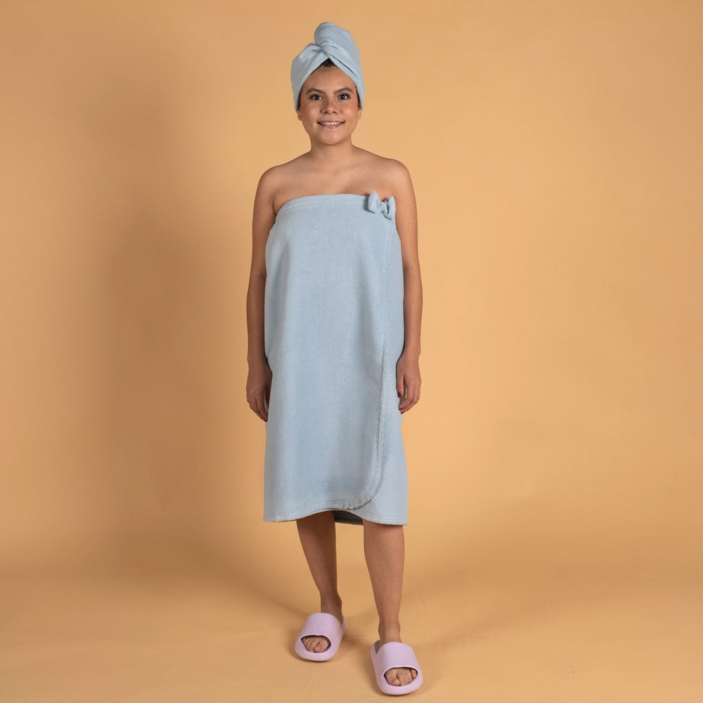 Salida De Baño Tulum Azul UNITALLA