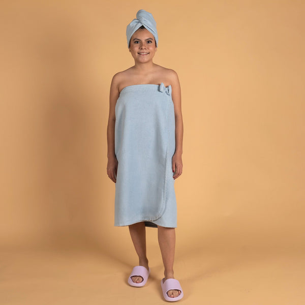 Salida De Baño Tulum Azul UNITALLA