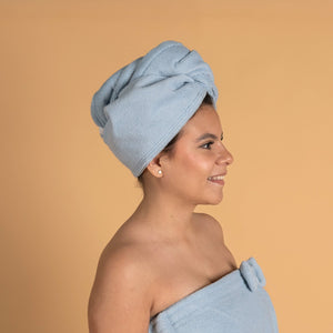 Toalla Para Cabeza Tulum Azul UNITALLA