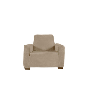 Funda De Sillón Niza Velvet Latte INDIVIDUAL