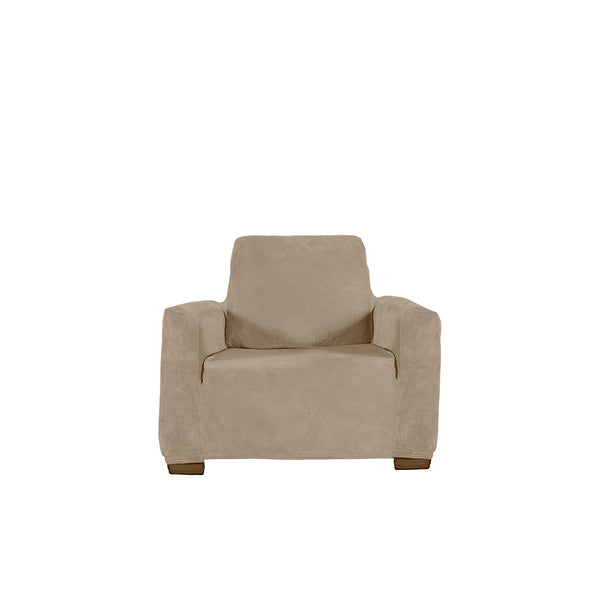 Funda De Sillón Niza Velvet Latte INDIVIDUAL