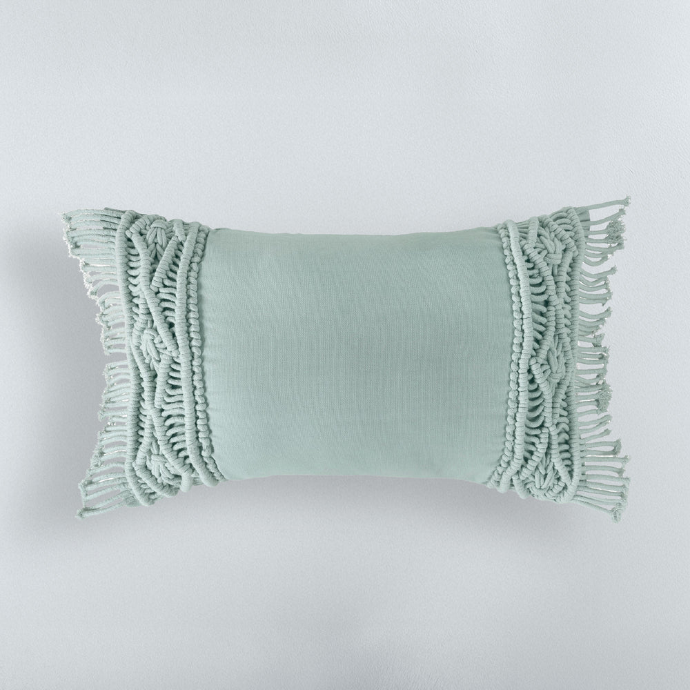 Funda De Cojín Macrame Aqua RECTANGULAR