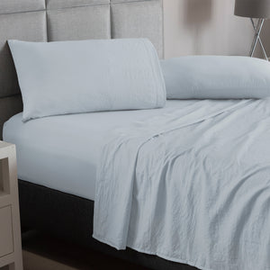 Sábanas Viasoft Washed Blue KING SIZE