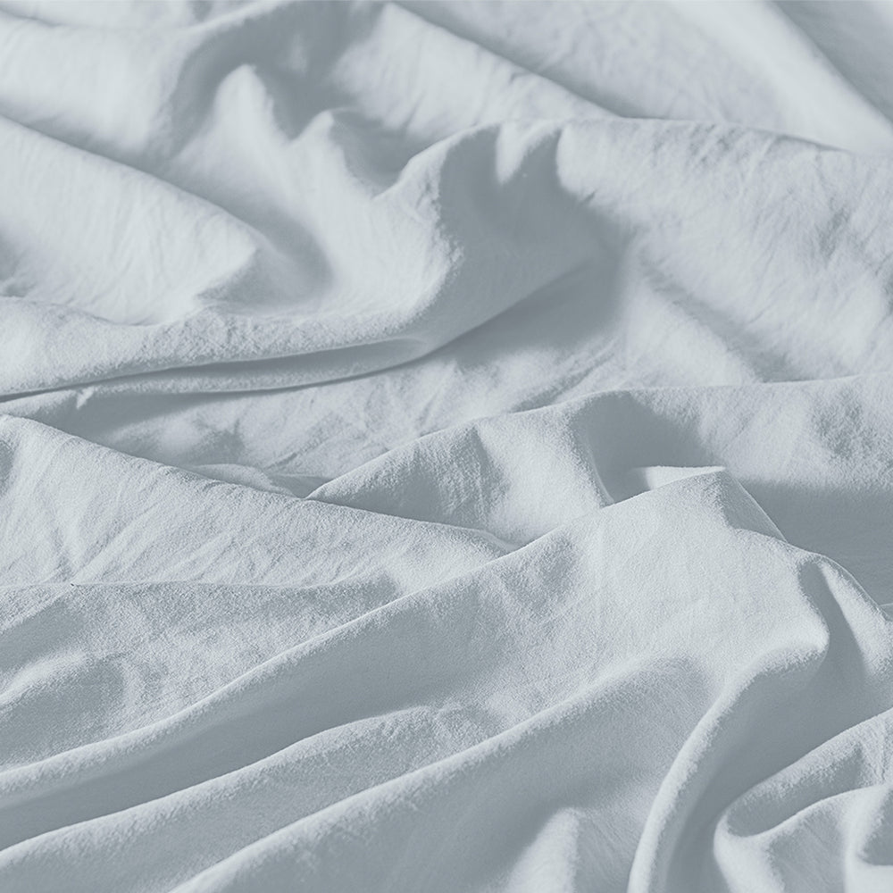 Sábanas Viasoft Washed Blue KING SIZE