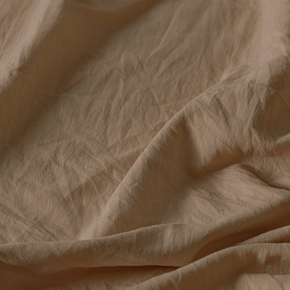 Sábanas Viasoft Washed Latte KING SIZE