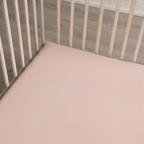 Sábana Viasoft Washed Sweet Pink CUNA