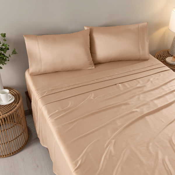 Sábanas Tencel Latte KING SIZE