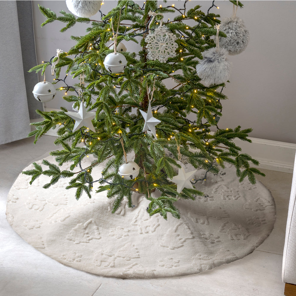 Adorno Navideño Pie De Árbol Frosty UNITALLA