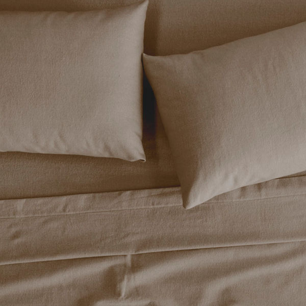 Sábanas Franela Latte MATRIMONIAL