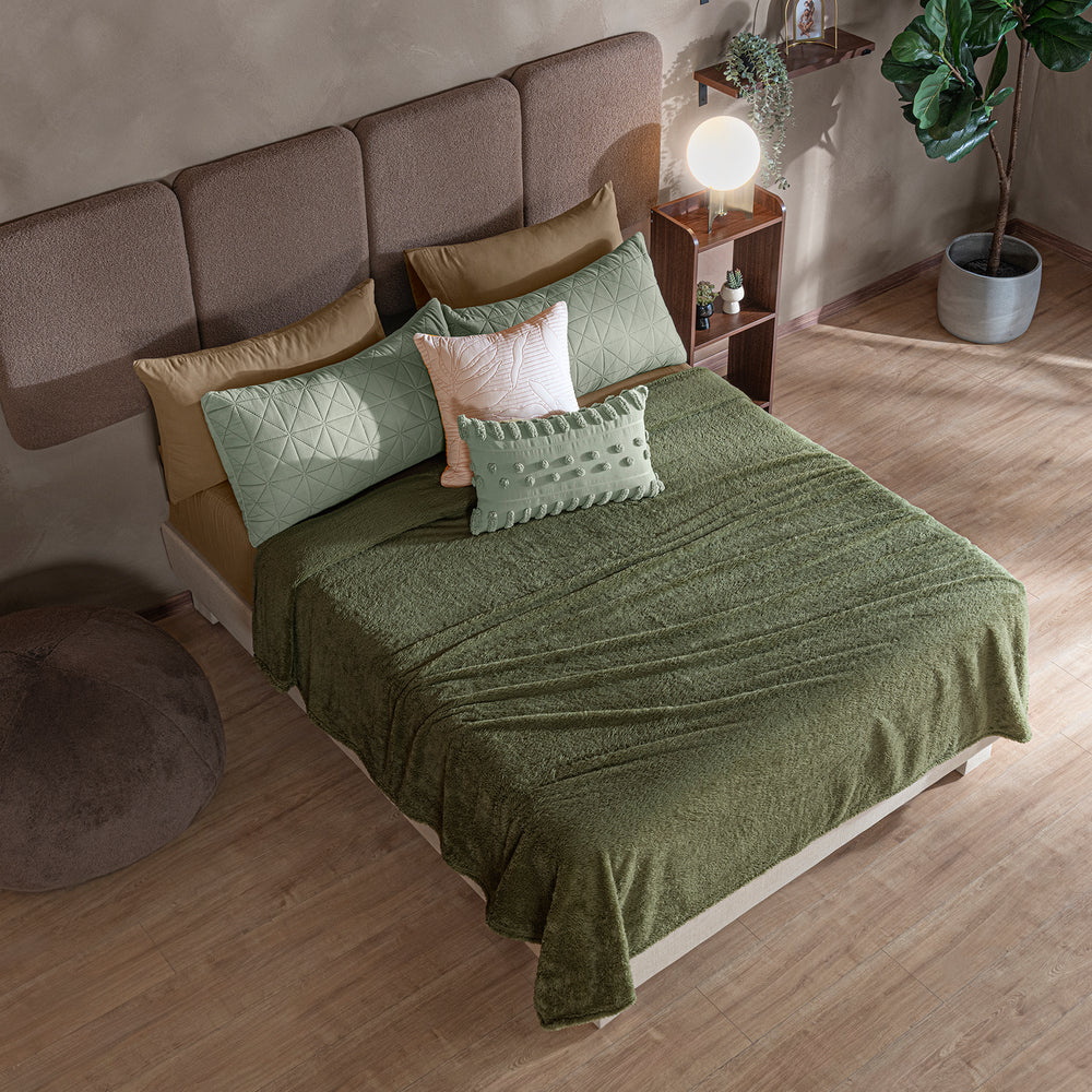 Cobertor Ligero Olivo