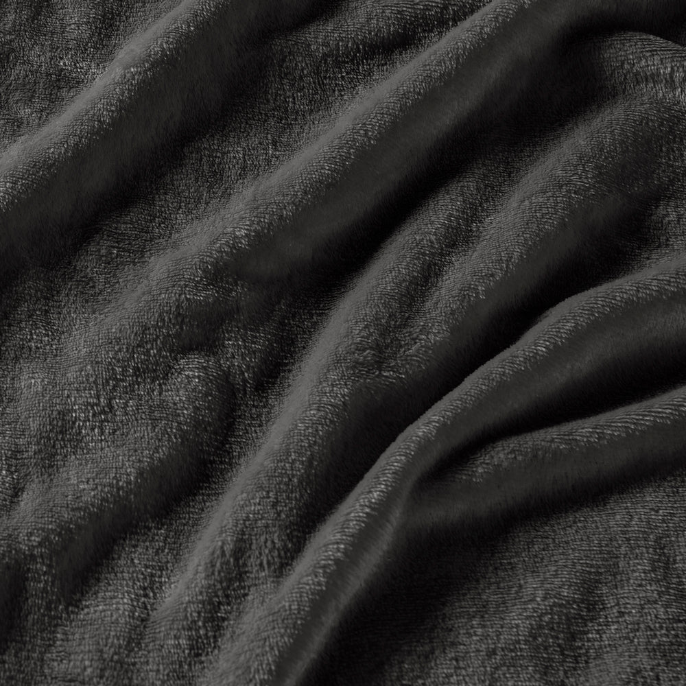 Funda De Almohada Alpes Negro ESTÁNDAR