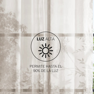 Cortinas Viena Argolla Beige