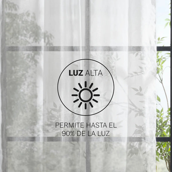 Cortinas Viena Argolla Blanco
