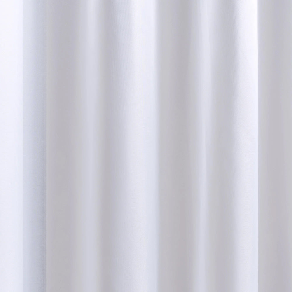 Cortinas Translúcidas Argolla Tergal Blanco LARGA