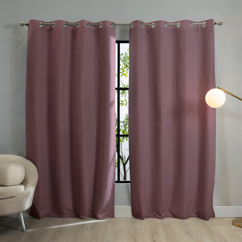 Cortinas Catania Mauve LARGA