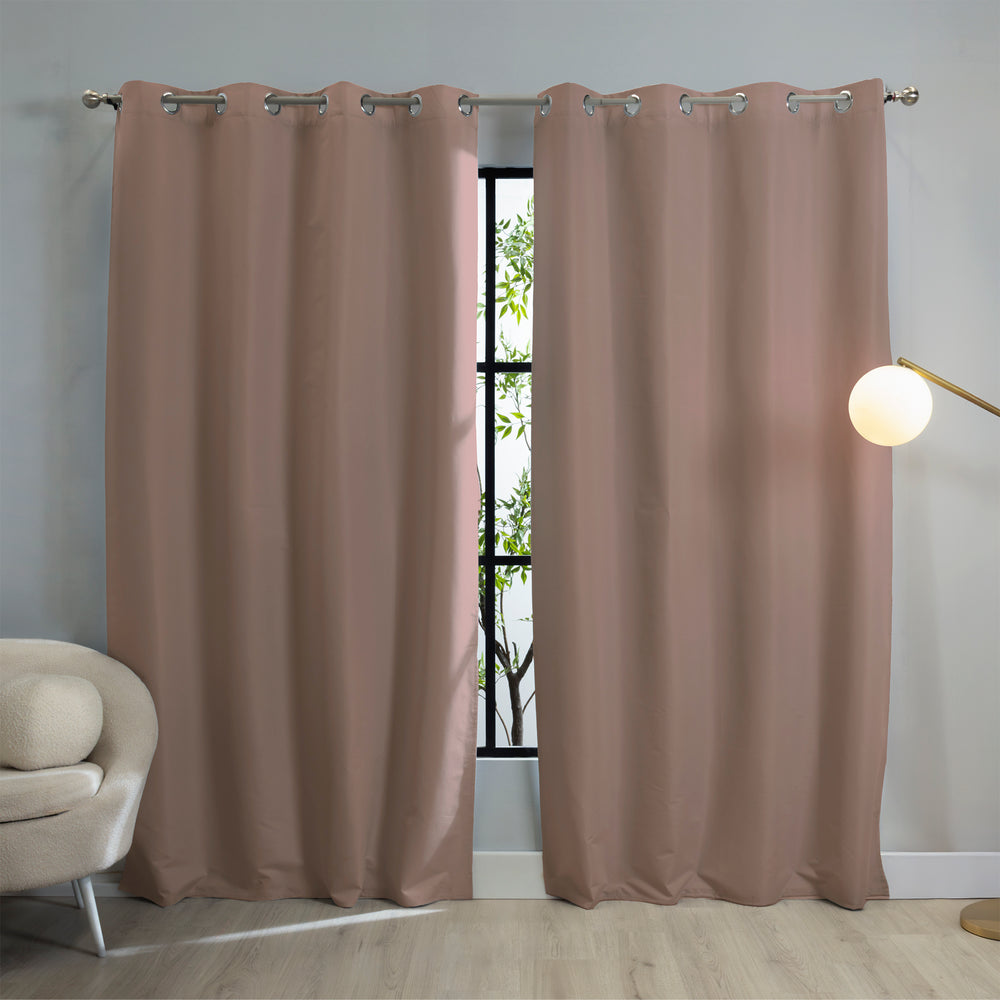 Cortinas Catania Rosa LARGA