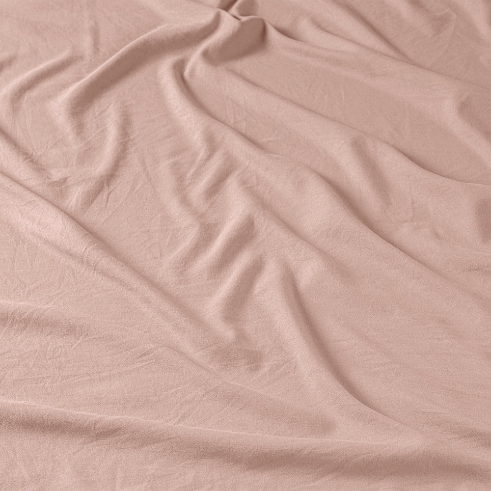 Sábanas Viasoft Washed Rosa IND