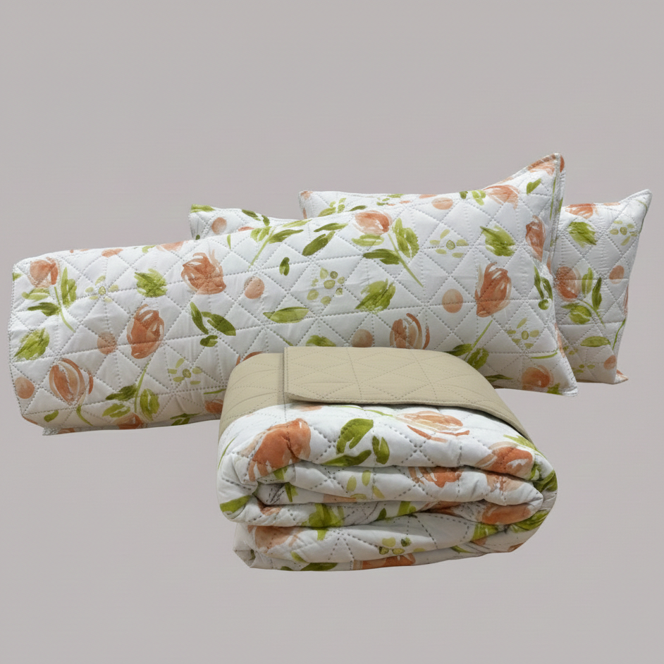Edredón Tulipanes Con Fundas