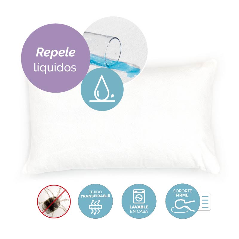 Almohada Antiviral Impermeable
