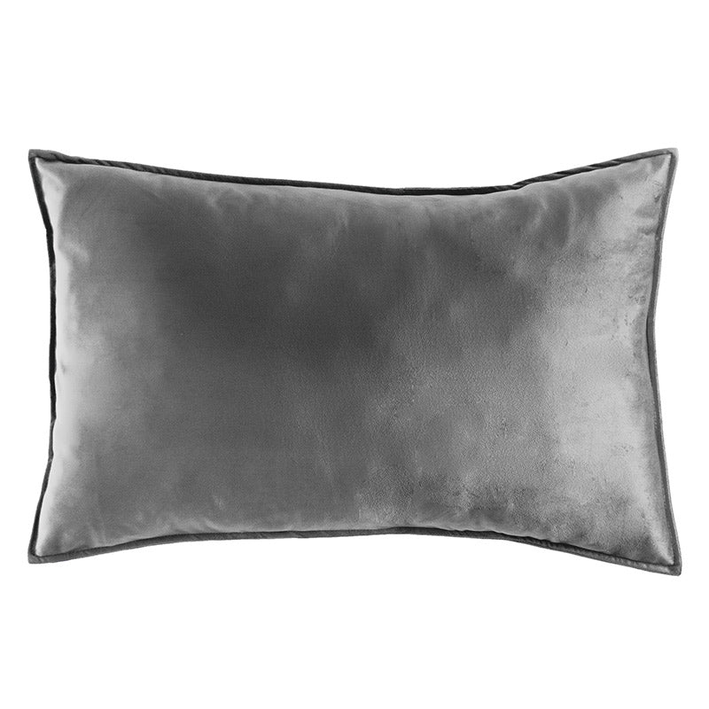 Funda De Almohada Velvet Gris