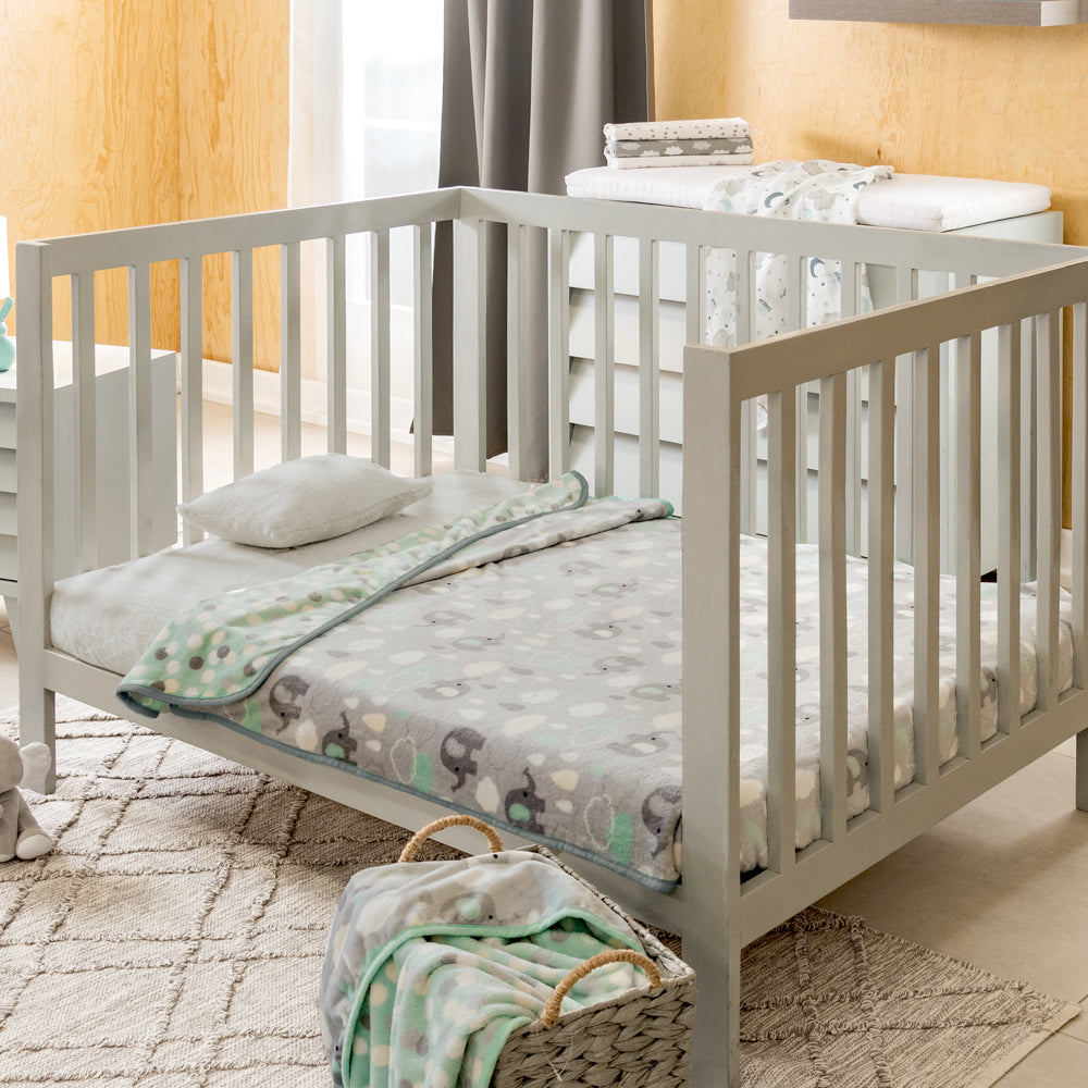 Cobertor Baby Nórdico Elefantitos